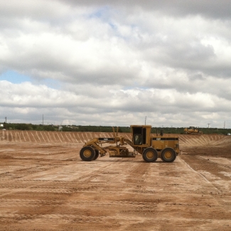 Constructing Frac Pit
